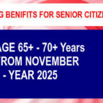 2025 Senior Scheme Update : 8 major benefits for Citizens Aged 65+ and 70+
